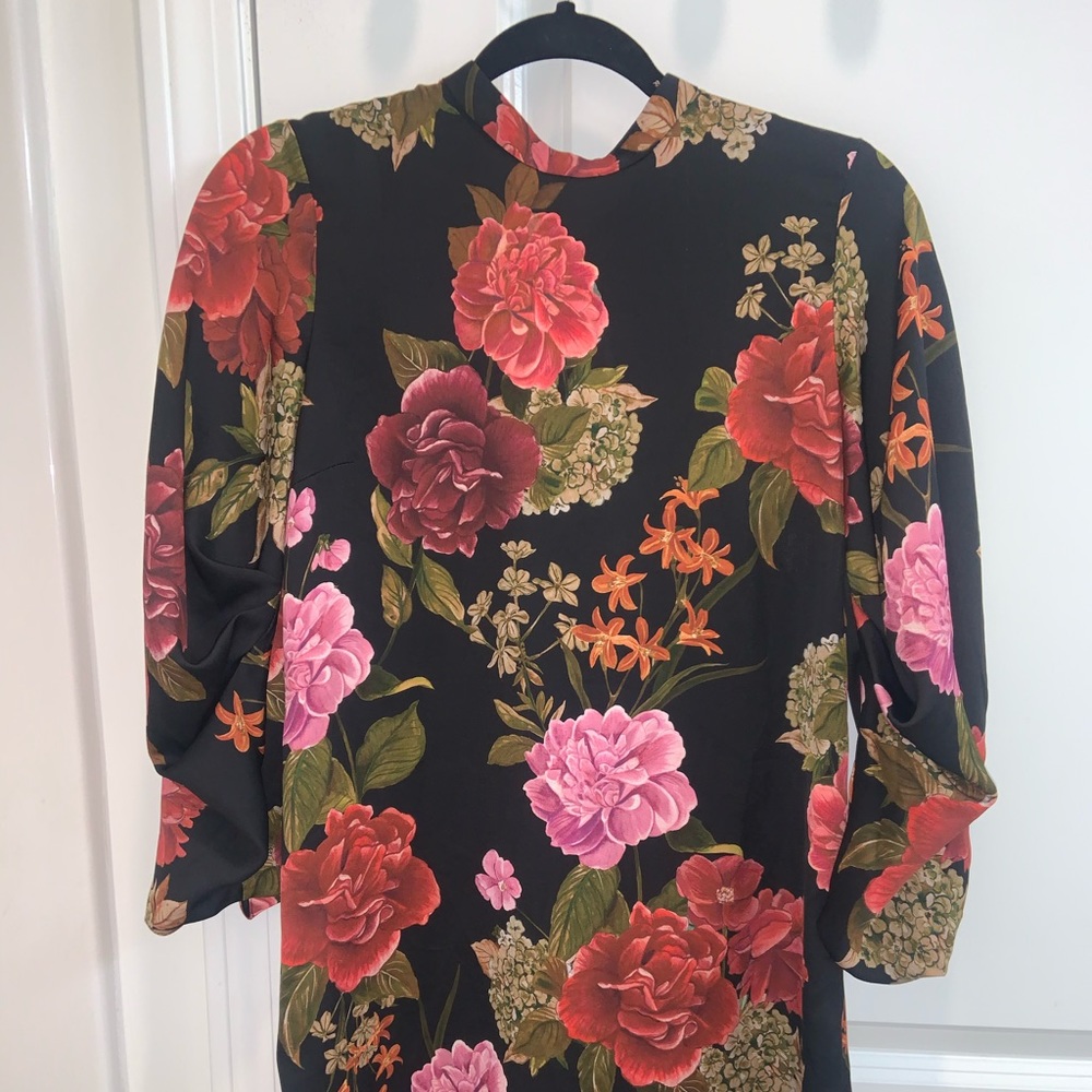 Zara floral dress